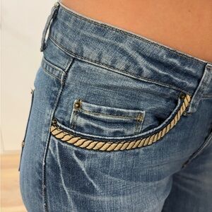 Tall Girl Jeans with Gold Rope Detailing